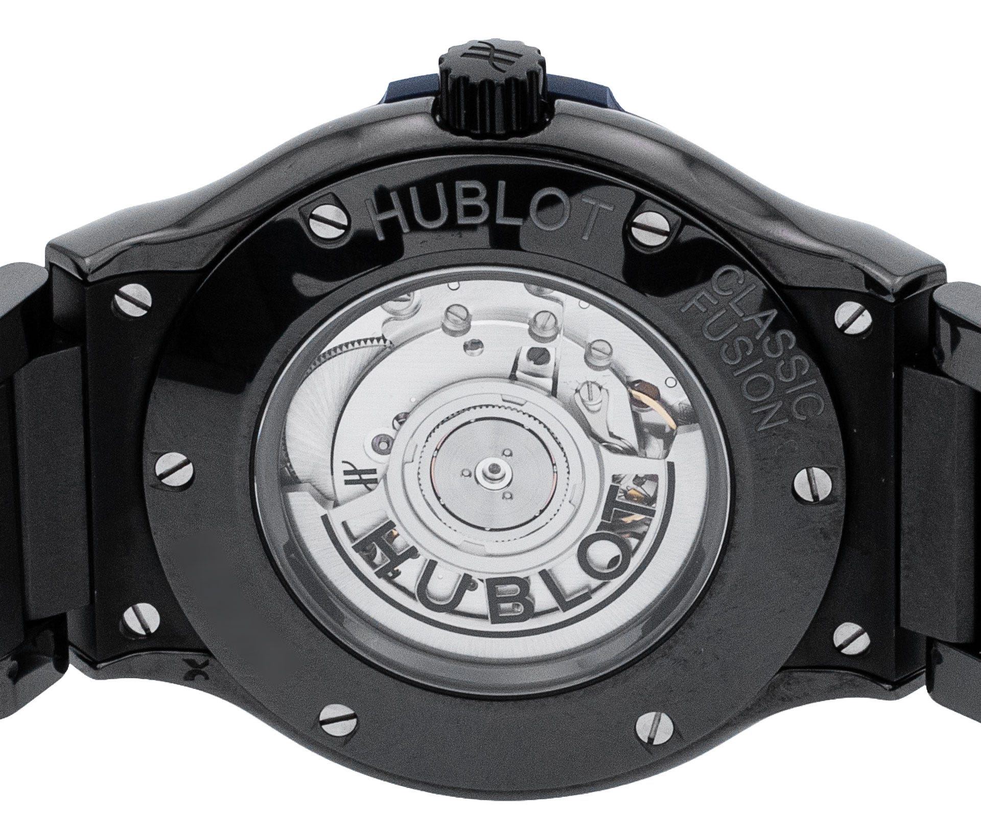 のいん Hublot Classic Fusion - Blue Baton Dial & Bracelet Strap